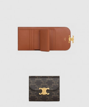 셀린느 트리오페 반지갑 10D782